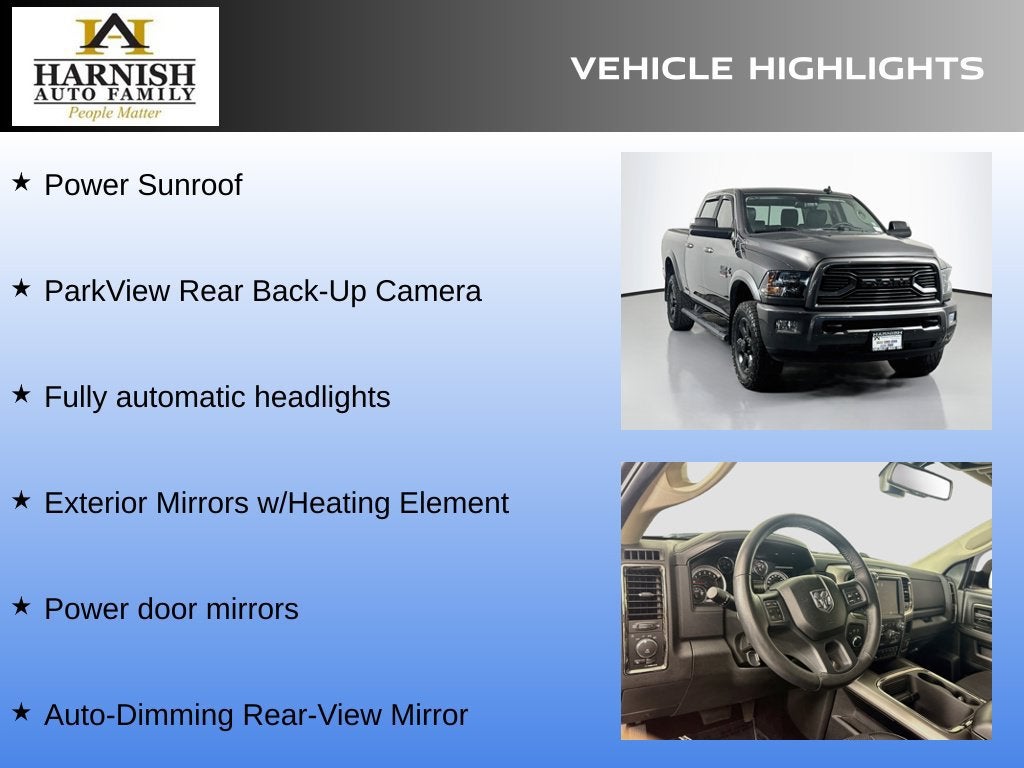 2018 RAM 2500 Big Horn Crew Cab 4x4 6'4" Box