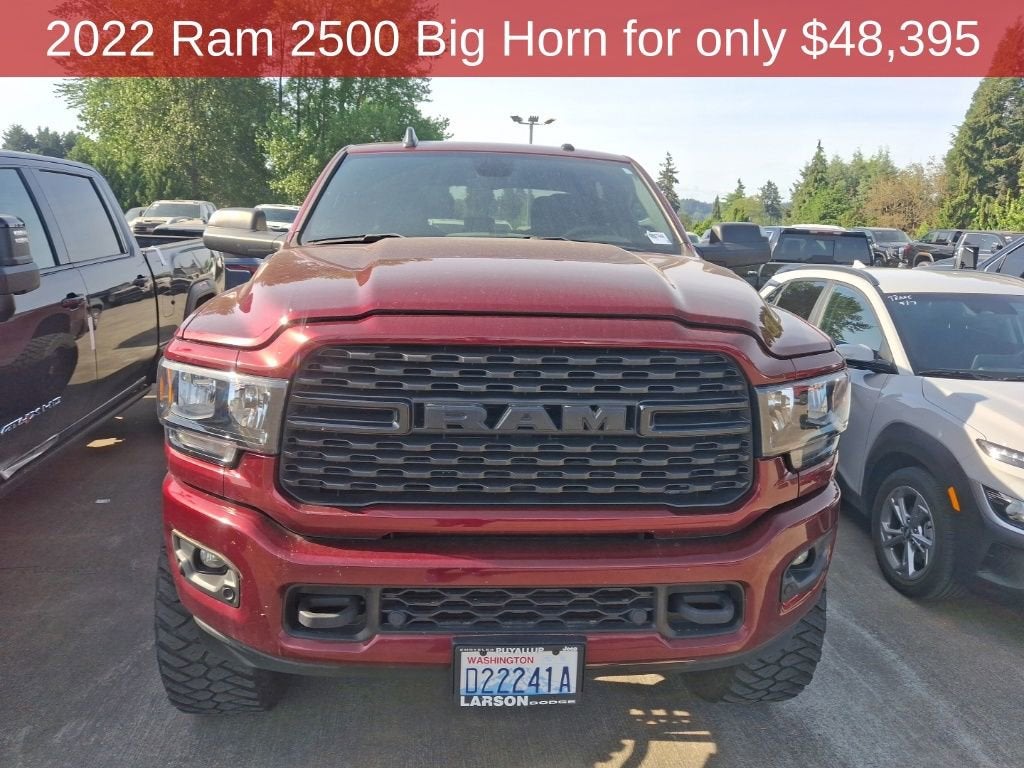 2022 RAM 2500 Big Horn Crew Cab 4x4 6'4" Box