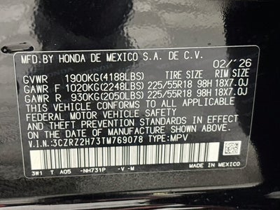 2026 Honda HR-V AWD EX-L