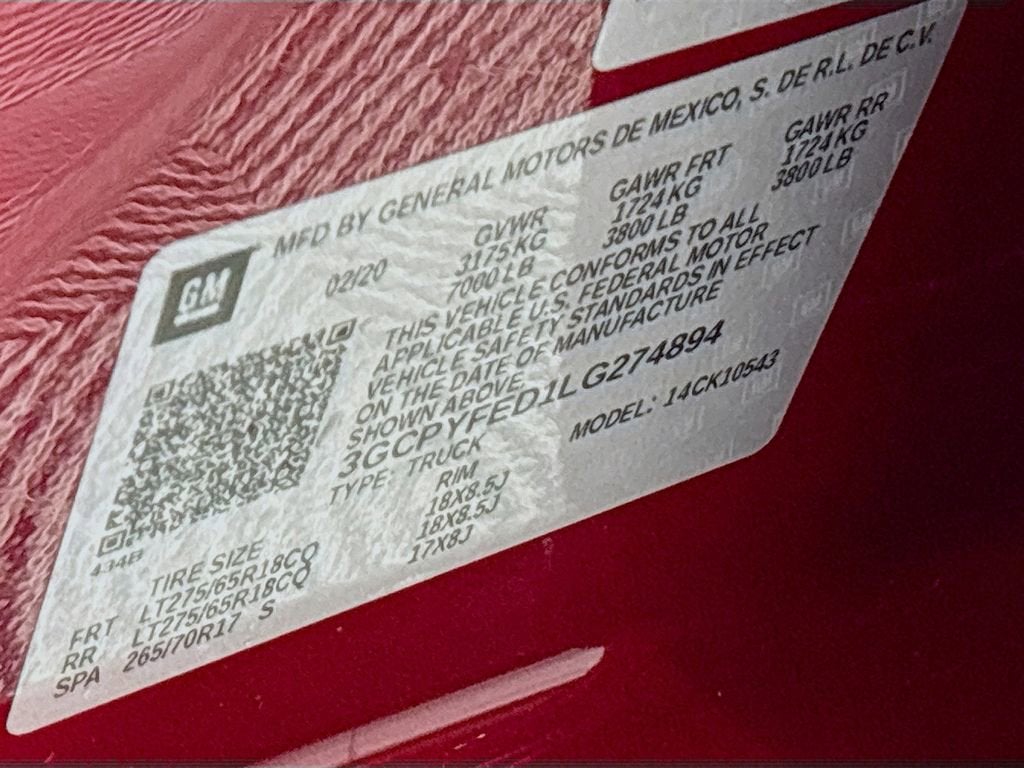 2020 Chevrolet Silverado 1500 LT Trail Boss