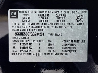 2016 Chevrolet Silverado 1500 LTZ