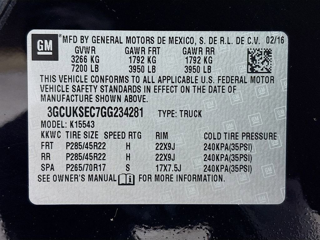 2016 Chevrolet Silverado 1500 LTZ