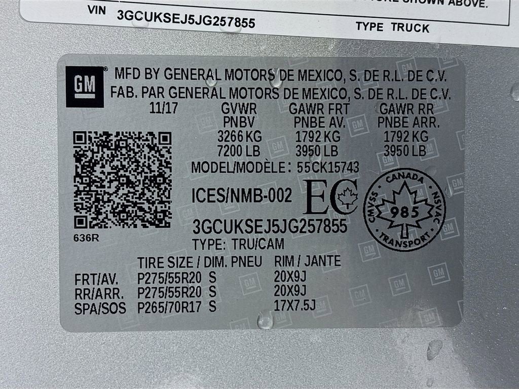 2018 Chevrolet Silverado 1500 LTZ