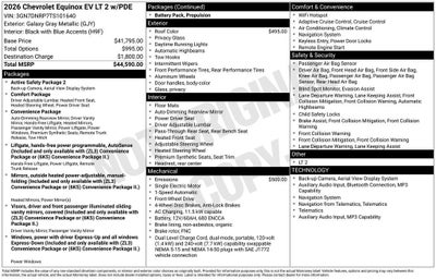 2026 Chevrolet Equinox EV LT