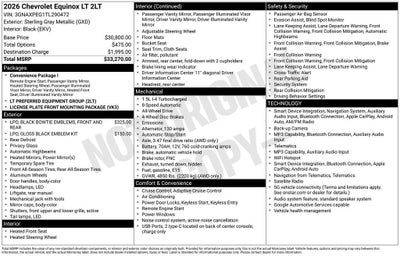 2026 Chevrolet Equinox LT