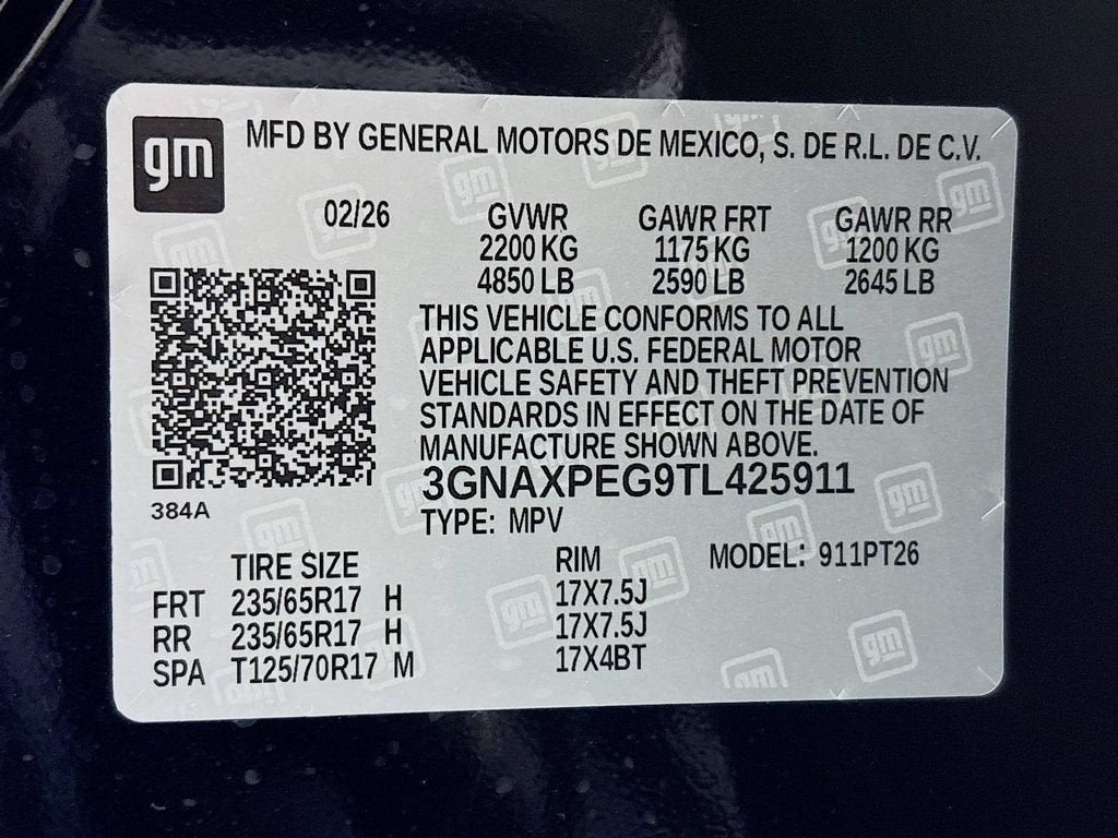 2026 Chevrolet Equinox LT