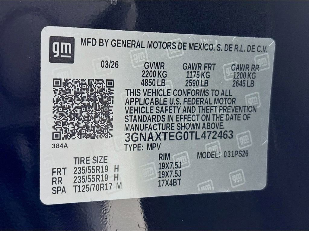 2026 Chevrolet Equinox RS