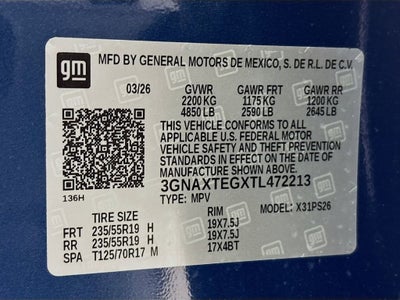 2026 Chevrolet Equinox RS