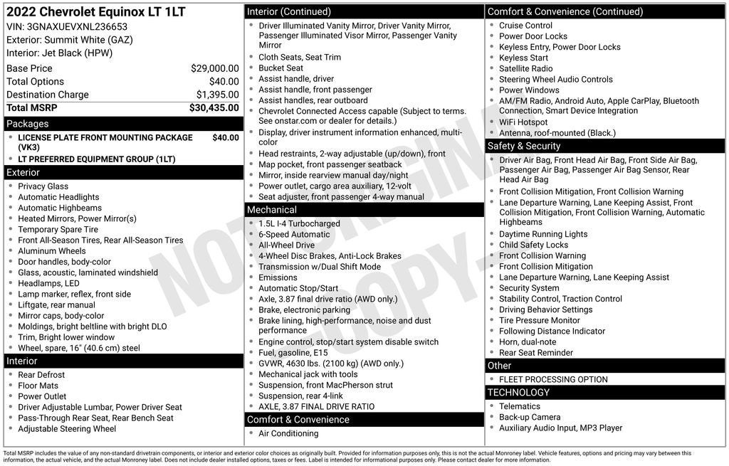 2022 Chevrolet Equinox LT