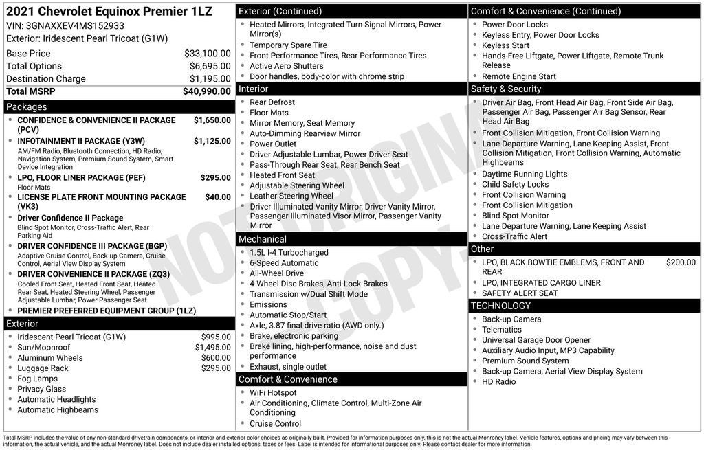 2021 Chevrolet Equinox Premier
