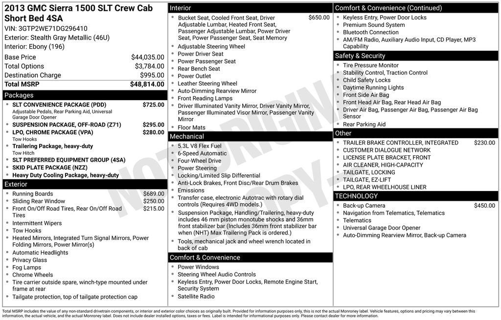 2013 GMC Sierra 1500 SLT