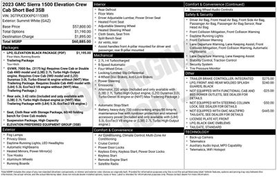 2023 GMC Sierra 1500 Elevation