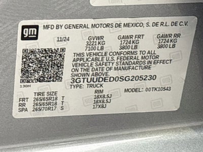 2025 GMC Sierra 1500 SLT