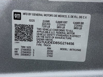 2025 GMC Sierra 1500 SLT