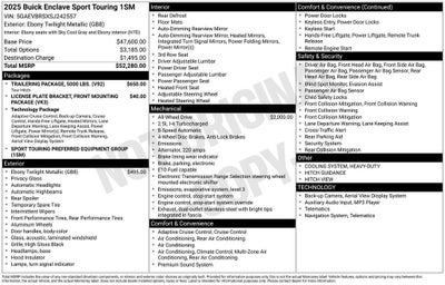 2025 Buick Enclave Sport Touring