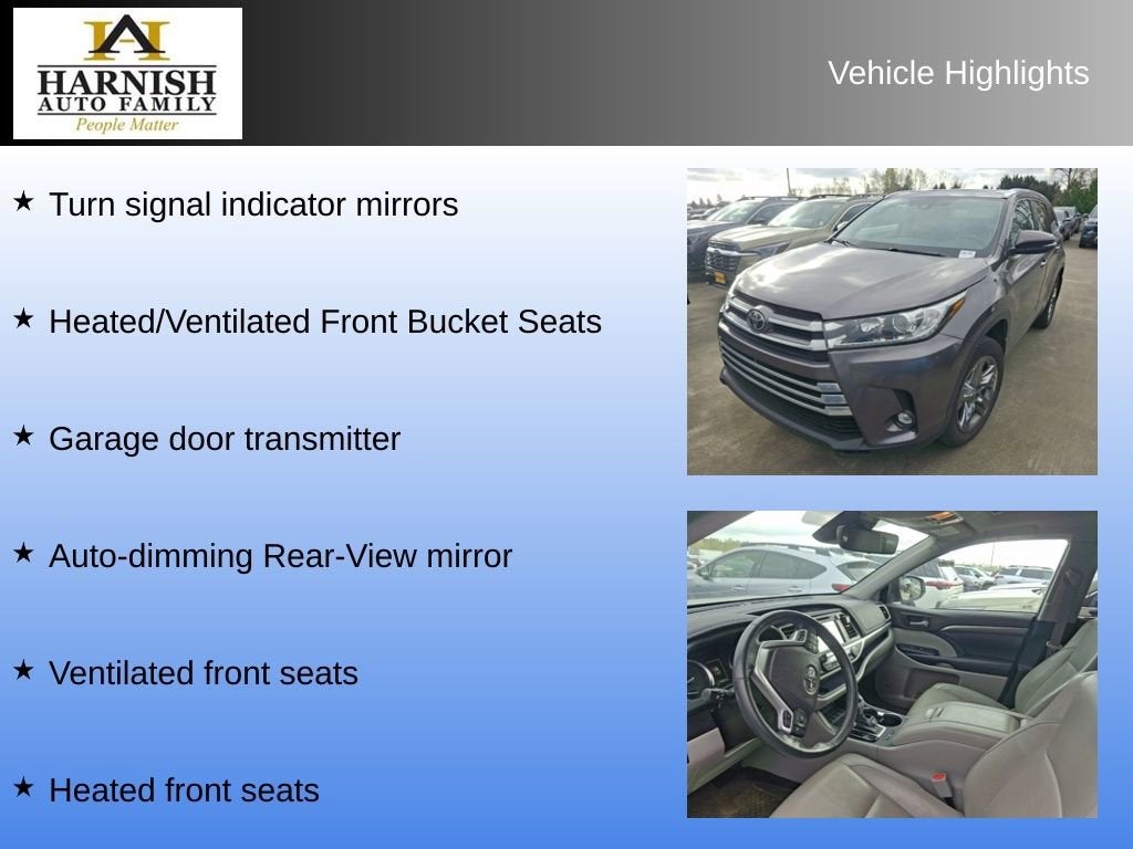 2019 Toyota Highlander Limited