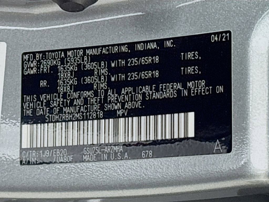 2021 Toyota Highlander XLE