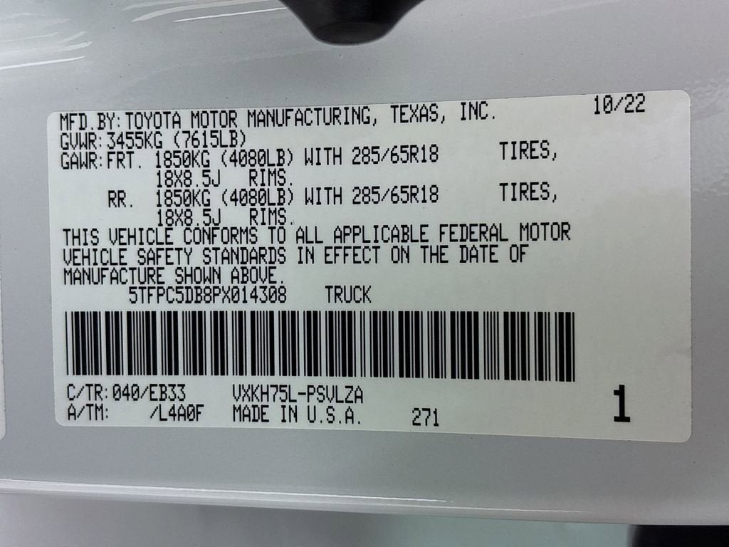 2023 Toyota Tundra Hybrid TRD Pro