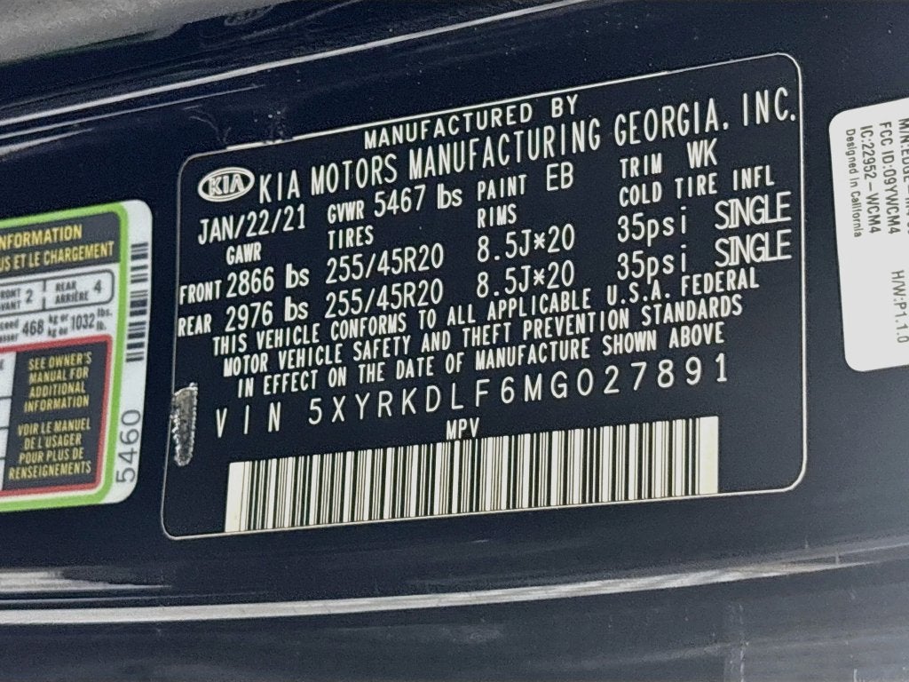 2021 Kia Sorento SX