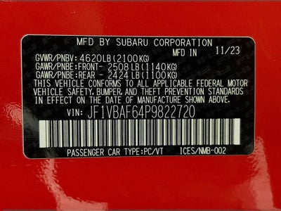 2023 Subaru WRX Premium