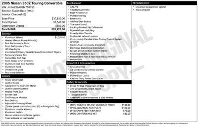2005 Nissan 350Z Touring