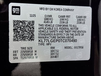 2026 Chevrolet Trax 1RS