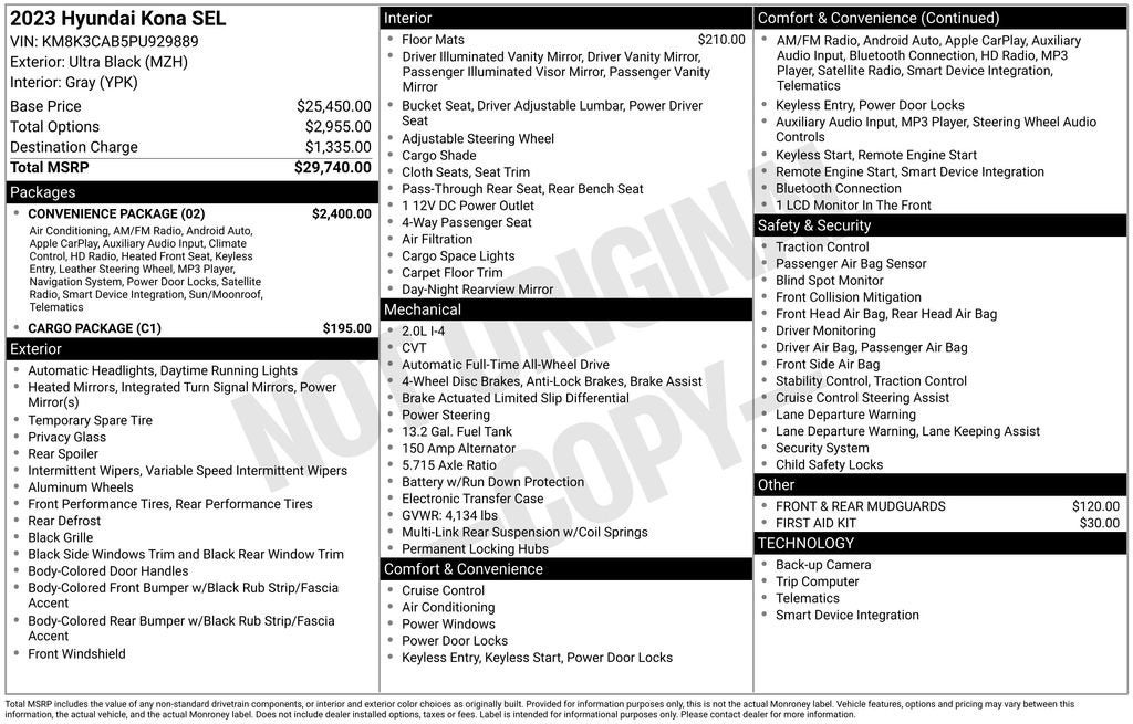 2023 Hyundai Kona SEL