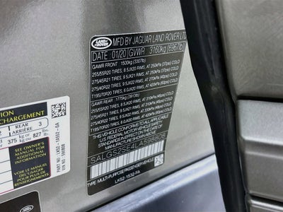 2020 Land Rover Range Rover P525 HSE
