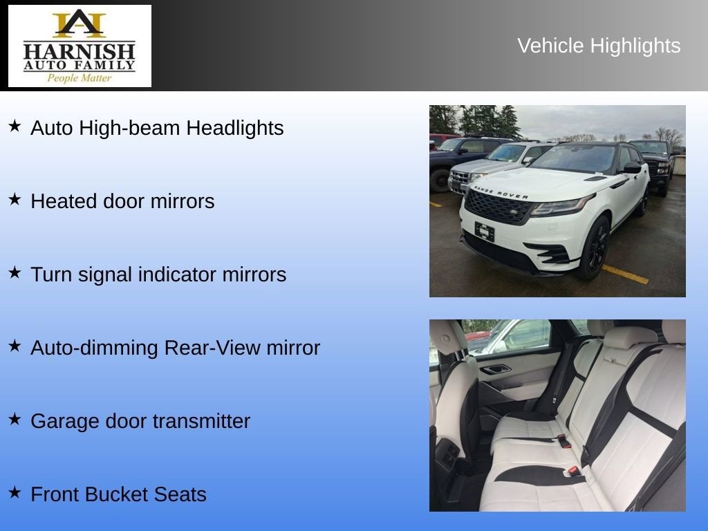 2021 Land Rover Range Rover Velar P250 R-Dynamic S