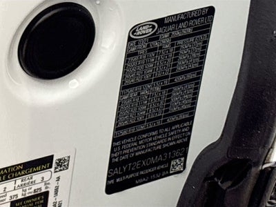 2021 Land Rover Range Rover Velar P250 R-Dynamic S