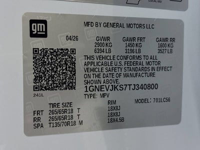 2026 Chevrolet Traverse Z71