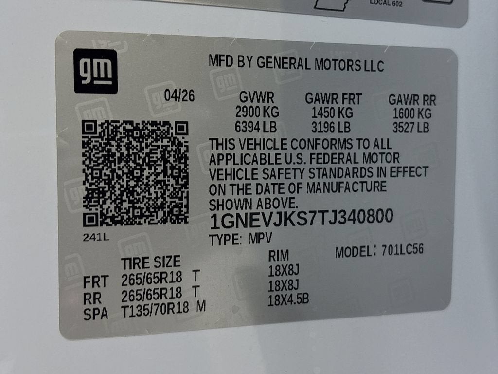 2026 Chevrolet Traverse Z71