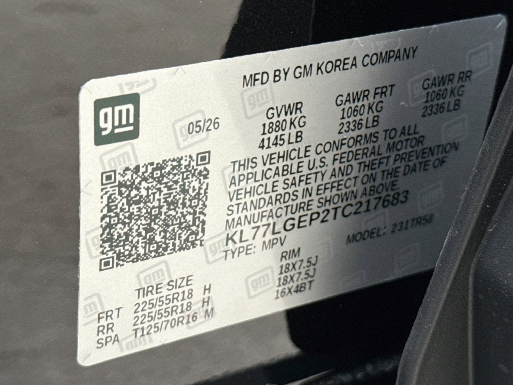 2026 Chevrolet Trax 1RS