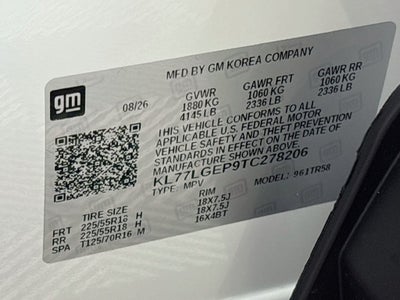 2026 Chevrolet Trax 1RS