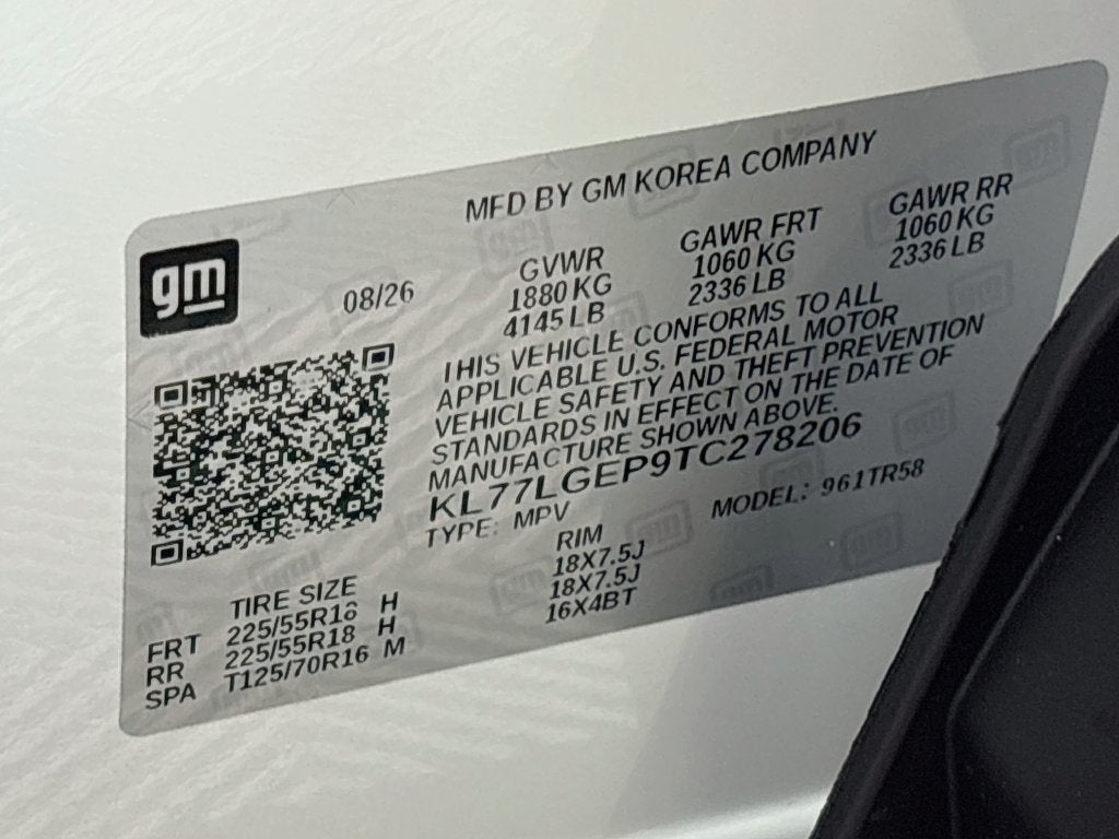 2026 Chevrolet Trax 1RS