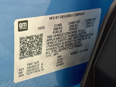 2026 Chevrolet Trax 2RS