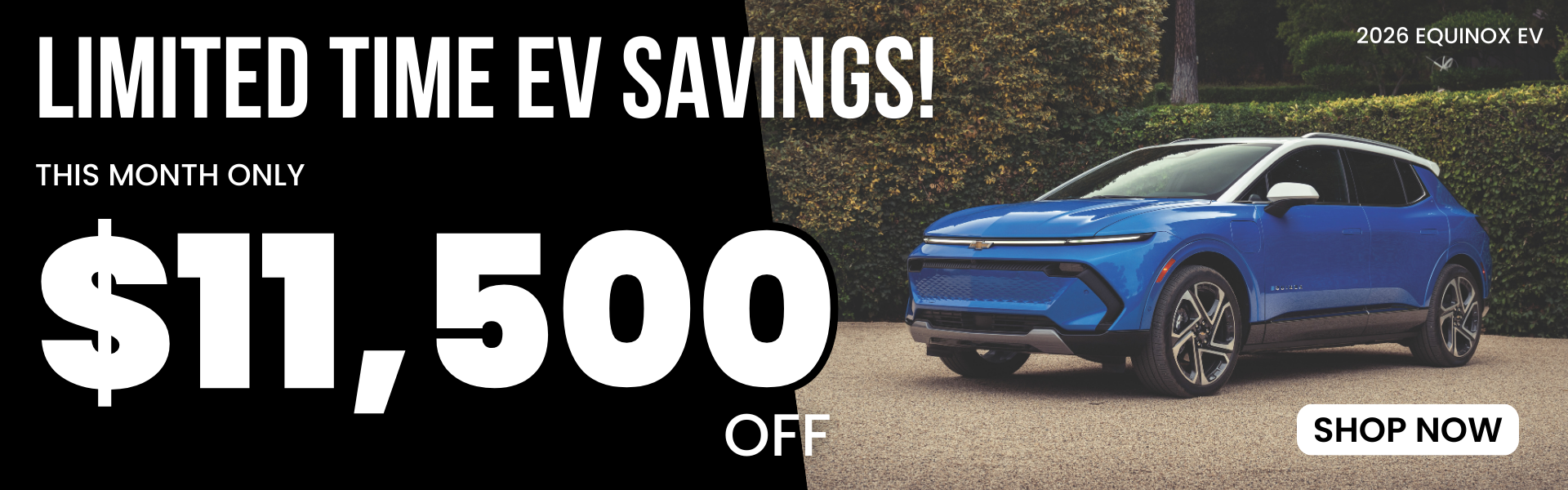 Limited Time EV Savings!